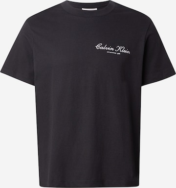 Calvin Klein Jeans Majica | črna barva: sprednja stran