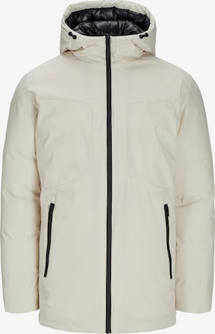 JACK & JONES Winter Parka 'JWHPlanet' in Beige: front