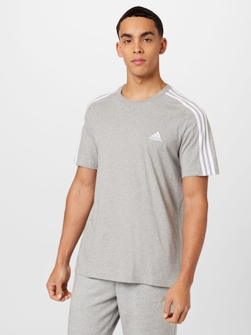 ADIDAS SPORTSWEAR Функциональная футболка 'Essentials' в Серый: спереди