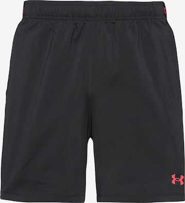UNDER ARMOUR Sports trousers in Black: front