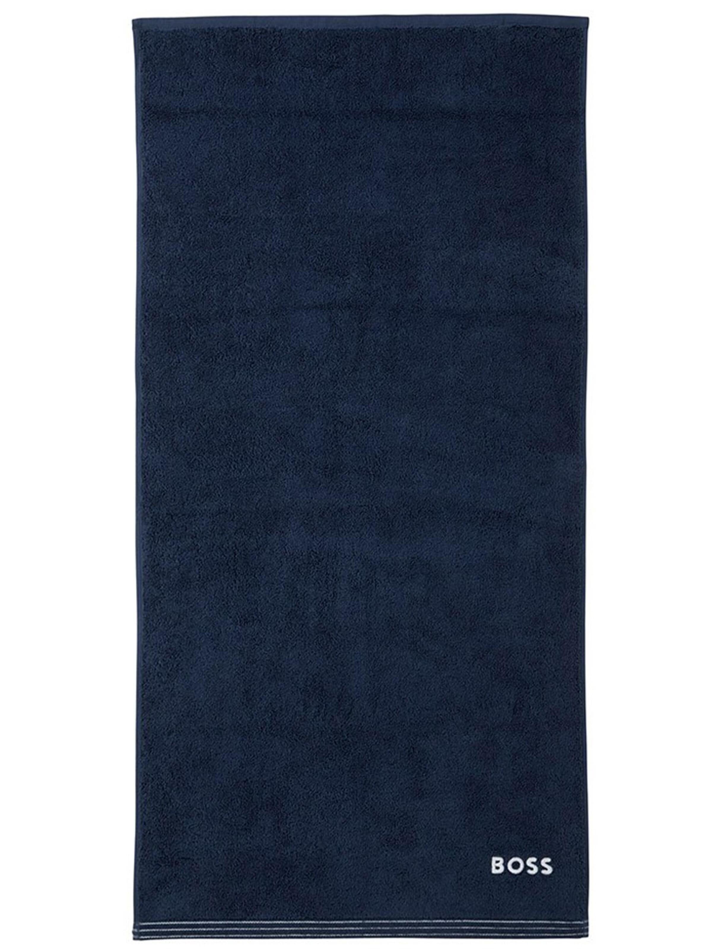 BOSS Home Towel 'EDGE' in Blue: front