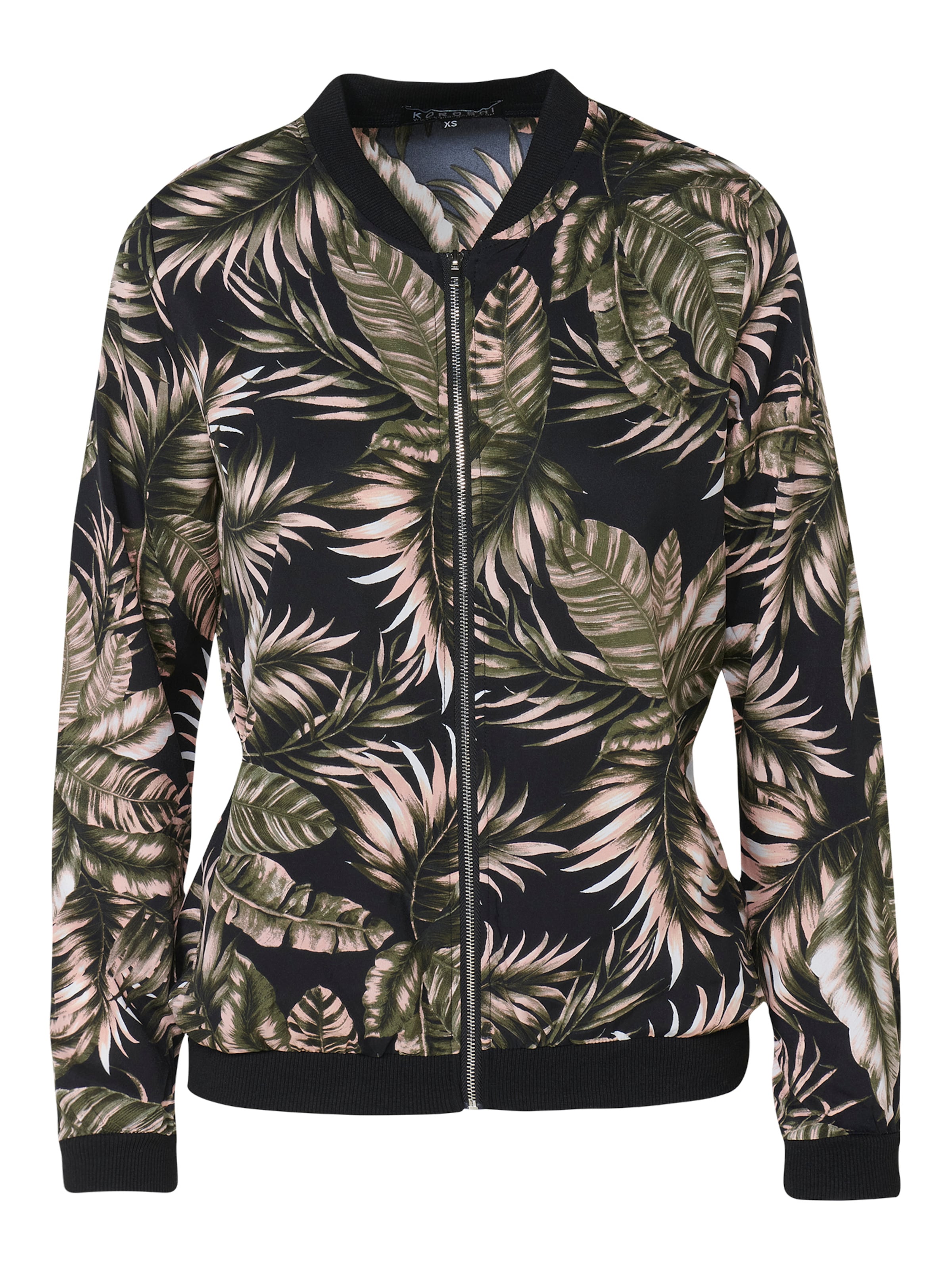 KOROSHI Přechodná bunda – zelená: přední strana