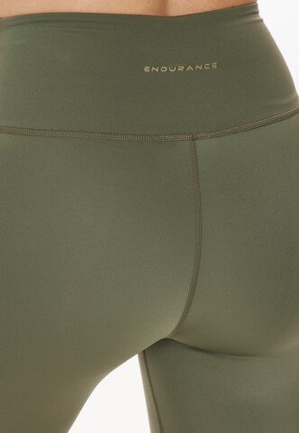 ENDURANCE Skinny Sportbroek 'Franza' in Groen