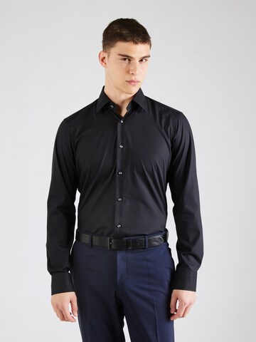 Regular fit Cămașă 'Joe' de la BOSS pe negru: față