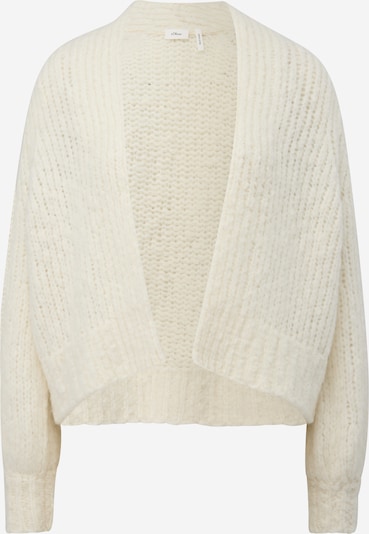 s.Oliver BLACK LABEL Cardigan en blanc, Vue avec produit