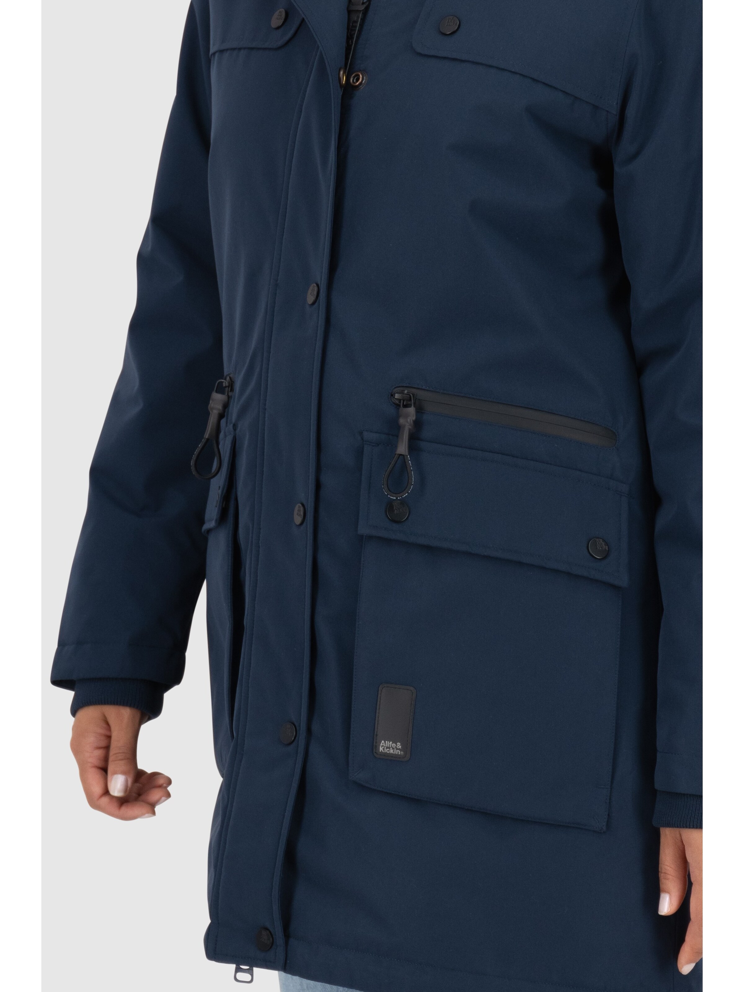 alife & kickin Winterjacke 'Charlotte' in Blau