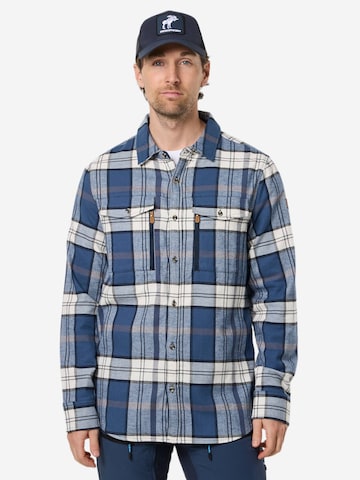 SWEDEMOUNT Regular fit Traditional button up shirt 'Nordkap' in Blue