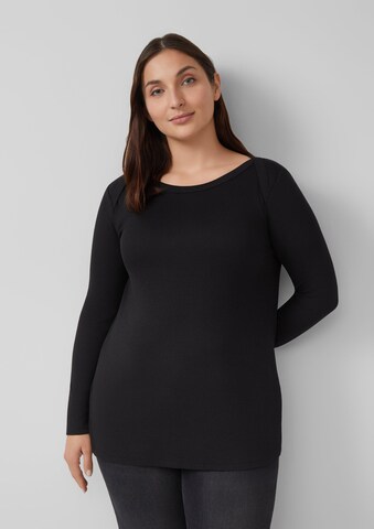 T-shirt s.Oliver Red Label Plus en noir
