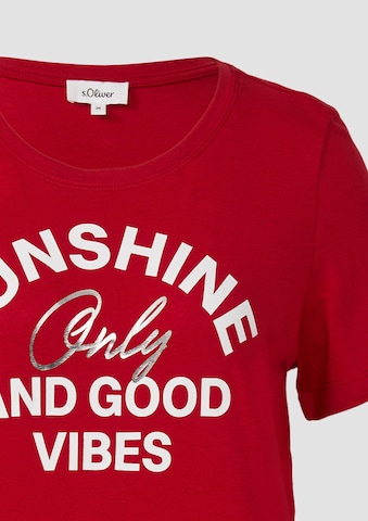 T-shirt s.Oliver en rouge