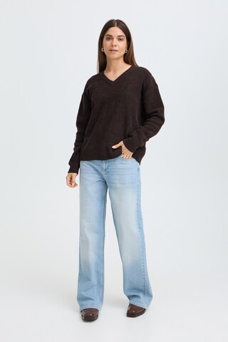 Pulz Pullover i brun