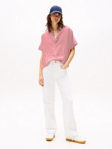 TOMMY HILFIGER Bluse in Rot