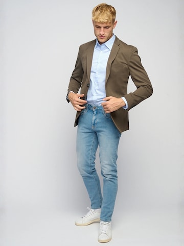 Regular fit Giacca business da completo ' The Original ' di TEESHOPPEN in marrone