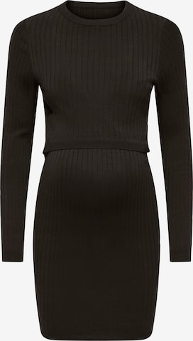 Only Maternity Knit dress 'OLMFemi' in Brown: front
