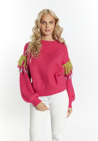 Pull-over IZIA en rose : devant