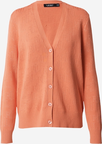 Lauren Ralph Lauren Gebreid vest 'LERLIT' in Oranje: voorkant