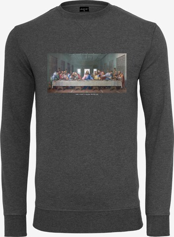 MT Men Sweatshirt in Grijs: voorkant