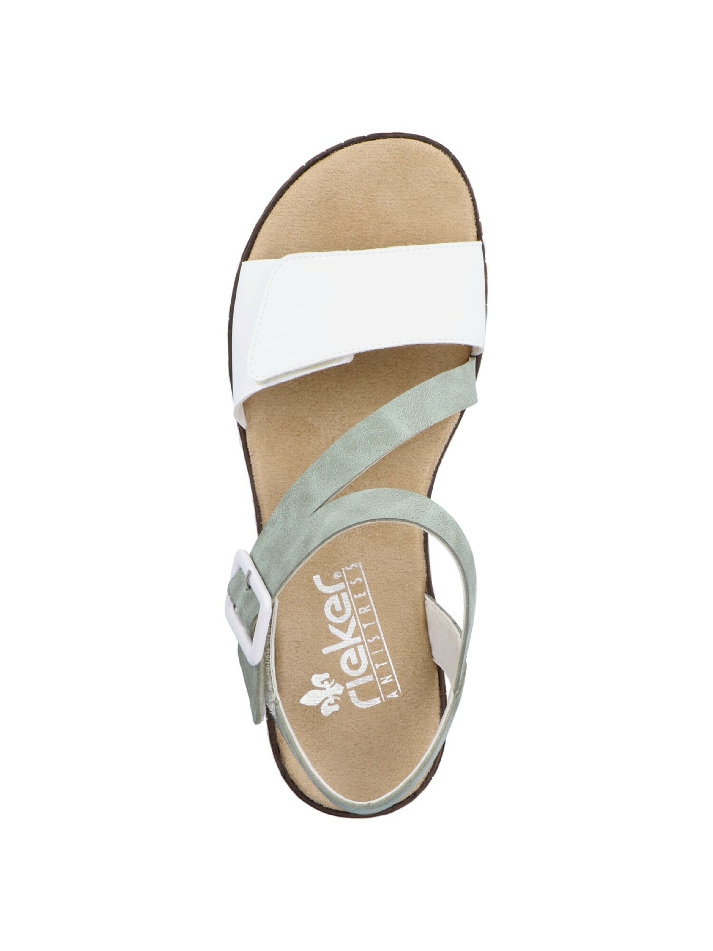 zaļš Rieker Siksniņsandales