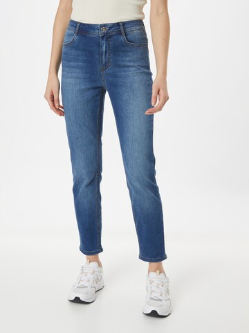 TAIFUN Slimfit Jeans in Blauw: voorkant