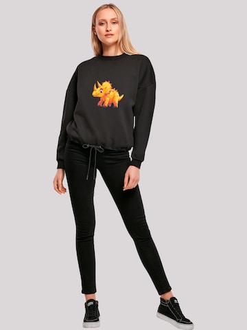 Sweat-shirt 'Süßer Triceratops Dinosaurier' F4NT4STIC en noir
