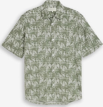 Coupe regular Chemise TOM TAILOR DENIM en vert : devant