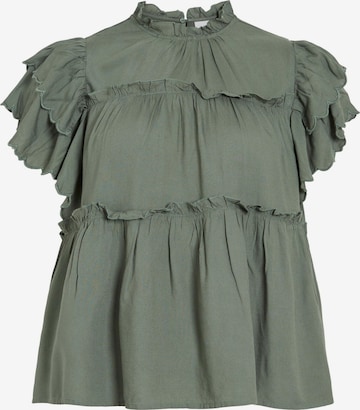 VILA - Blusa 'VIPreta' en verde: frente
