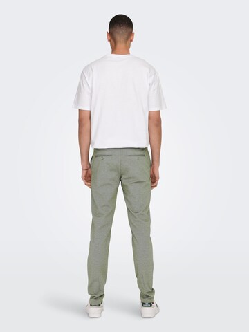 Only & Sons Slim fit Chino Pants 'Mark' in Grey