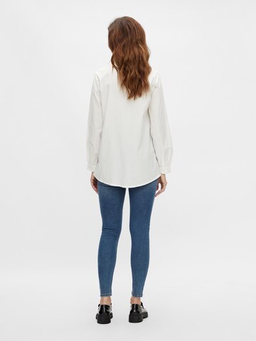 MAMALICIOUS Skinny Jeggings 'NEWAMY' in Blauw