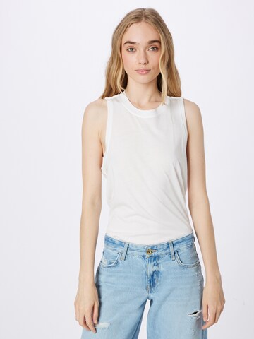 UNITED COLORS OF BENETTON Top in White: front