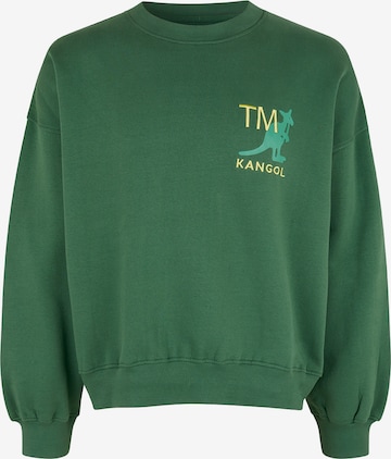 KANGOL Sweatshirt 'Lennox' in Green: front