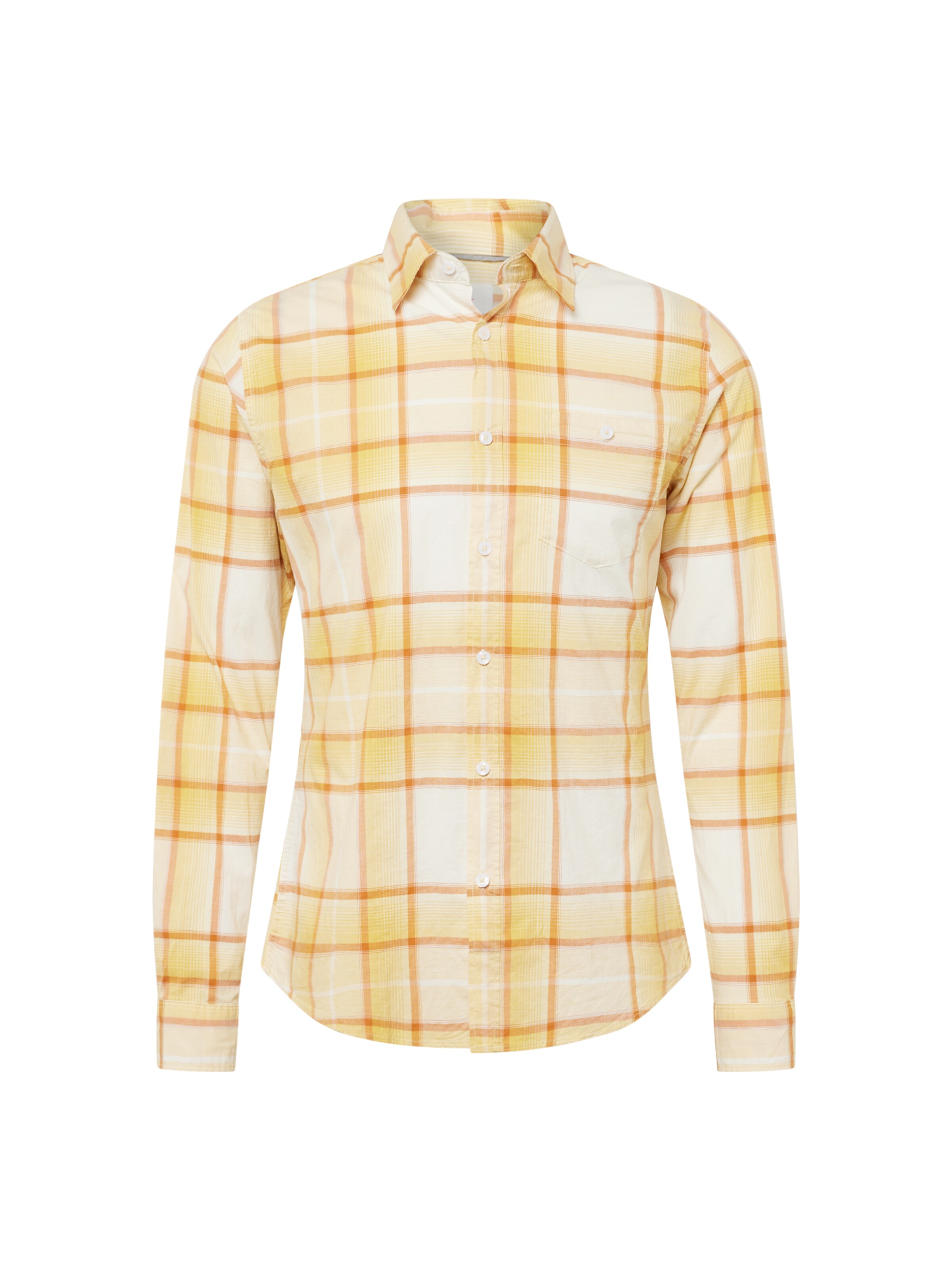 Coupe slim Chemise s.Oliver en jaune : devant