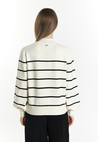 Pull-over DreiMaster Klassik en blanc