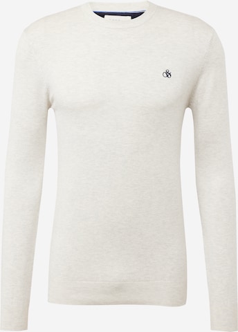 Pull-over 'Essentials' SCOTCH & SODA en blanc : devant