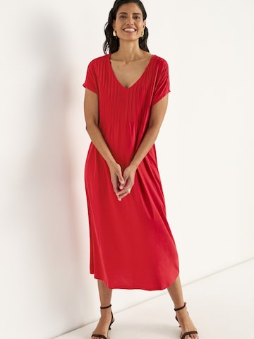 Cellbes of Sweden Jurk in Rood: voorkant