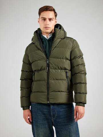 Superdry Winter jacket in Green: front