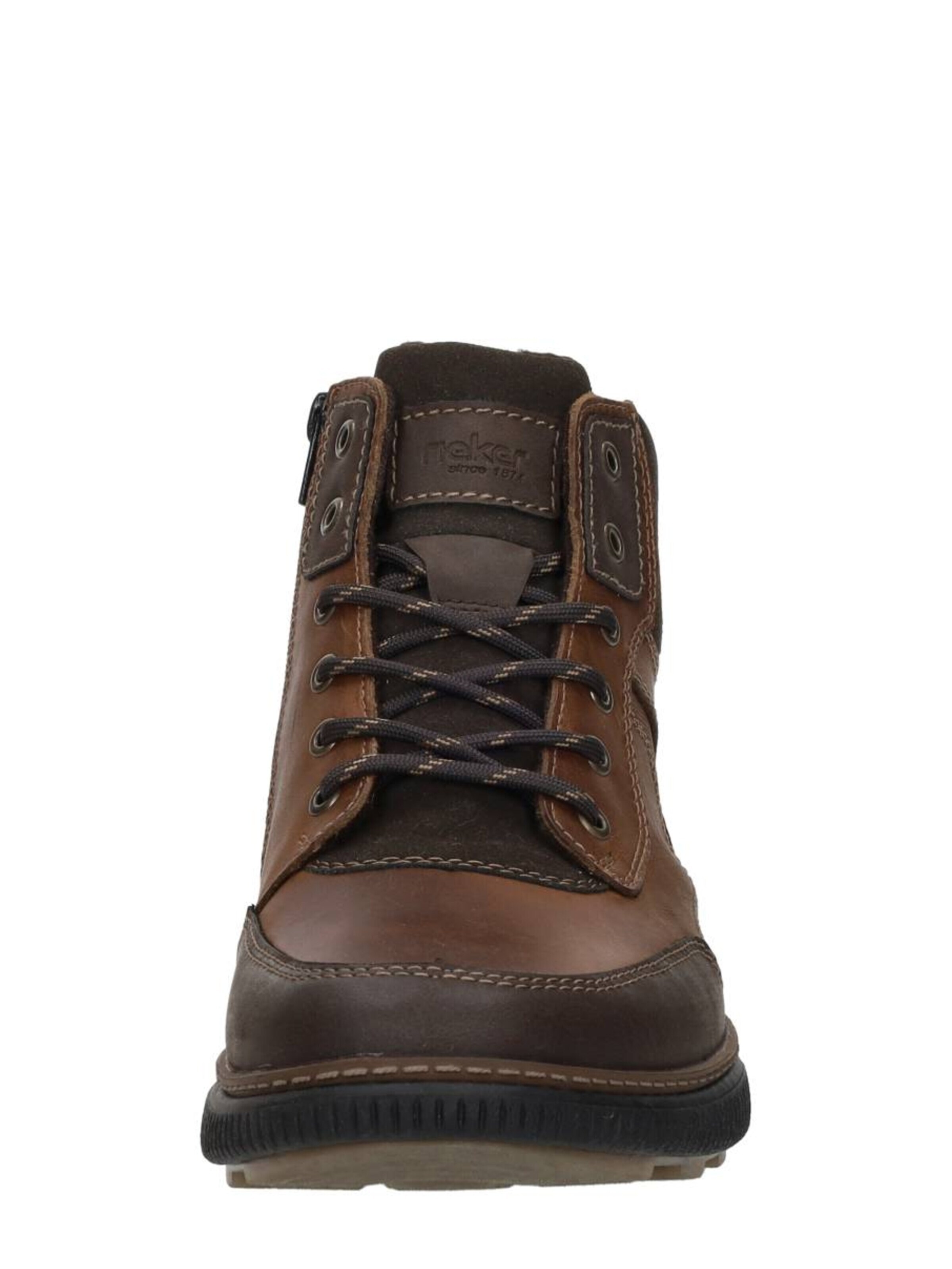Rieker Lace-up boot 'Veterschoenen Hoog' in Brown