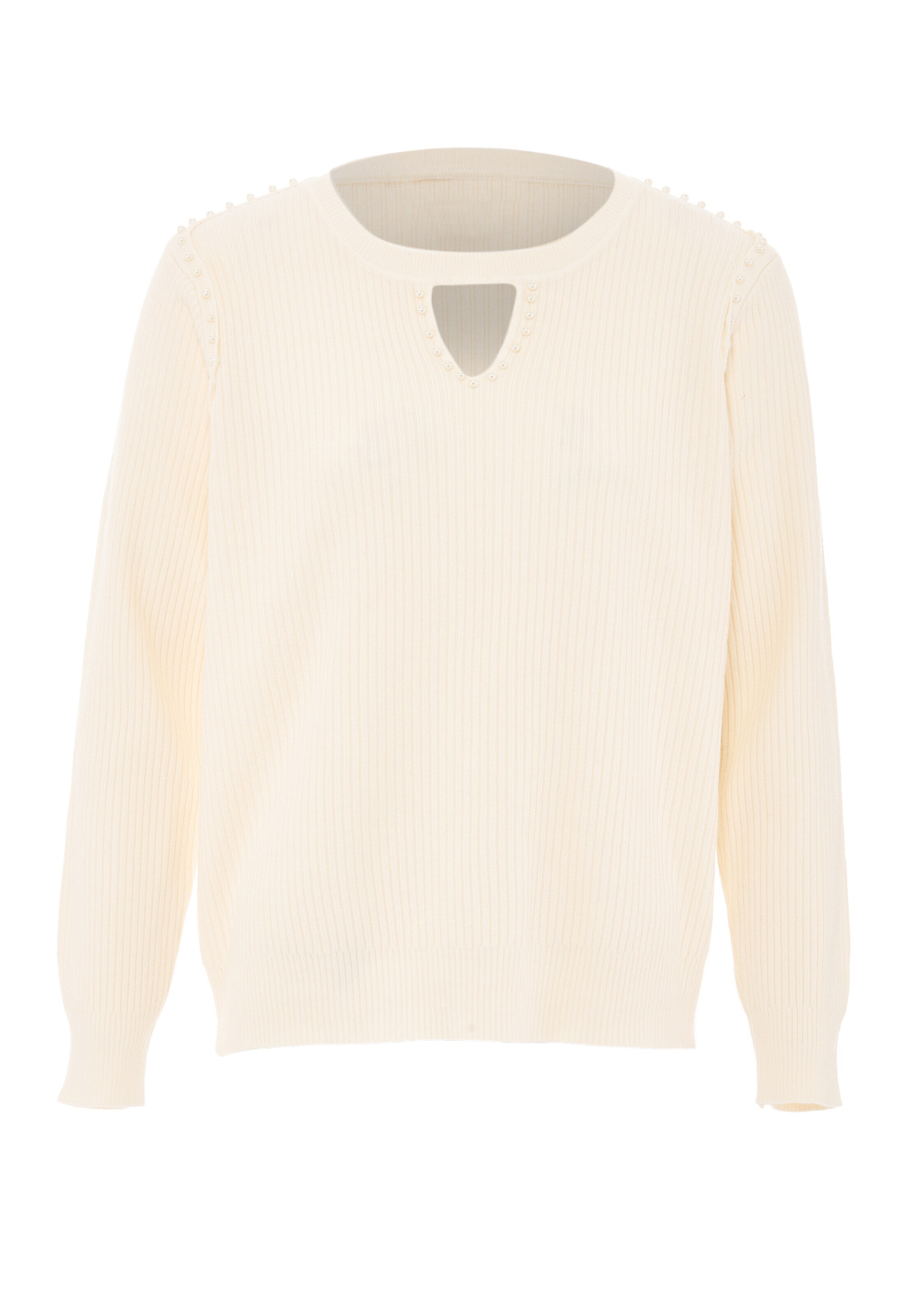 LEOMIA Sweater in White: front