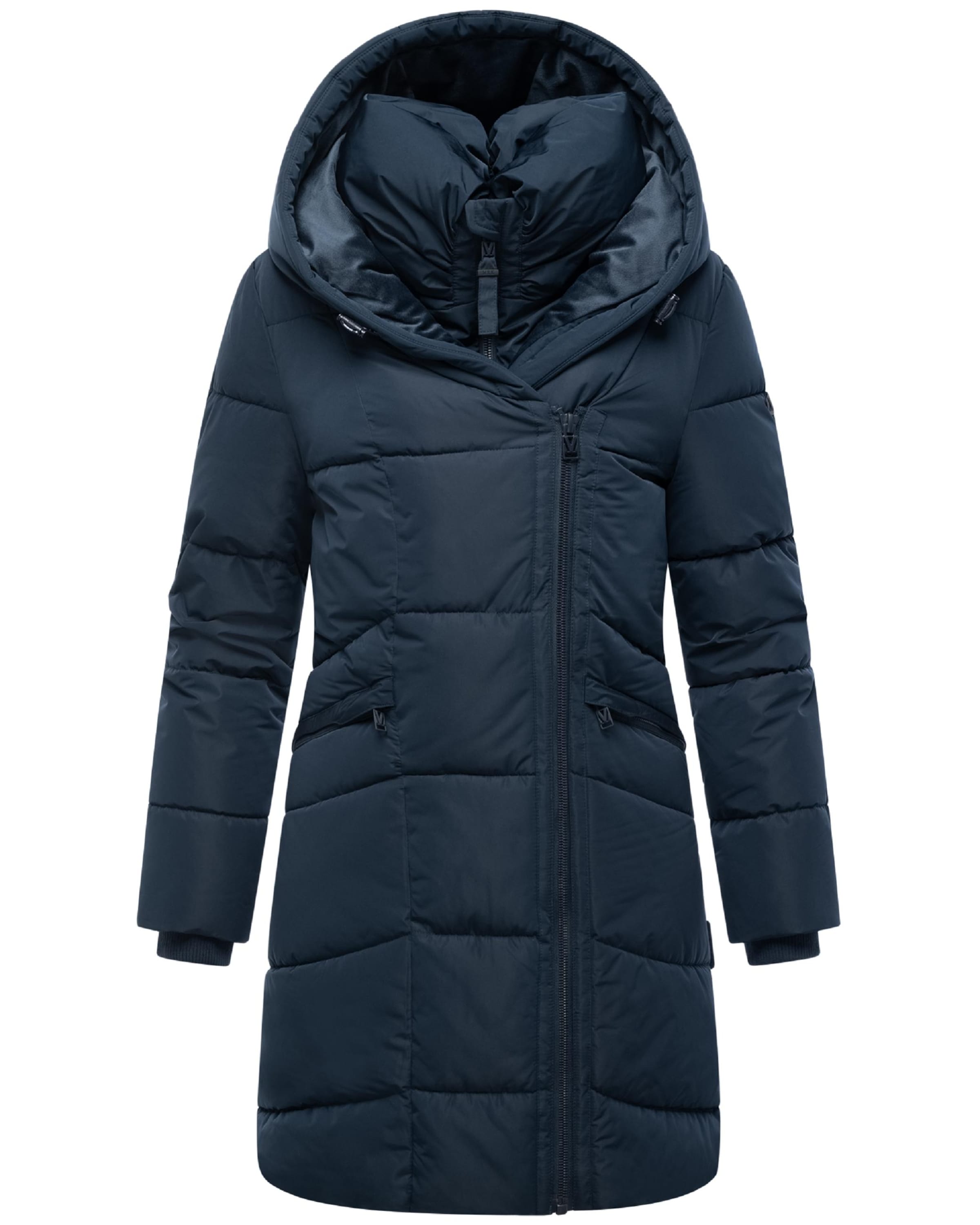 Manteau d’hiver 'Virenaa 16' MARIKOO en bleu : devant