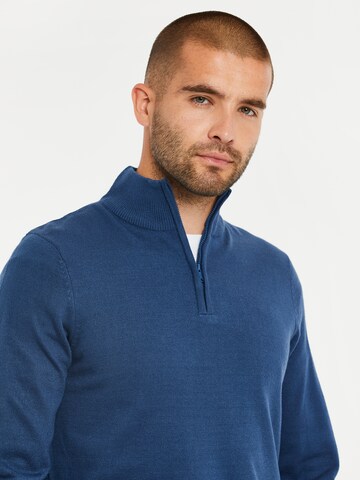 Pull-over Threadbare en bleu