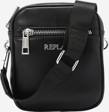 REPLAY - Bolso de hombro en negro: frente