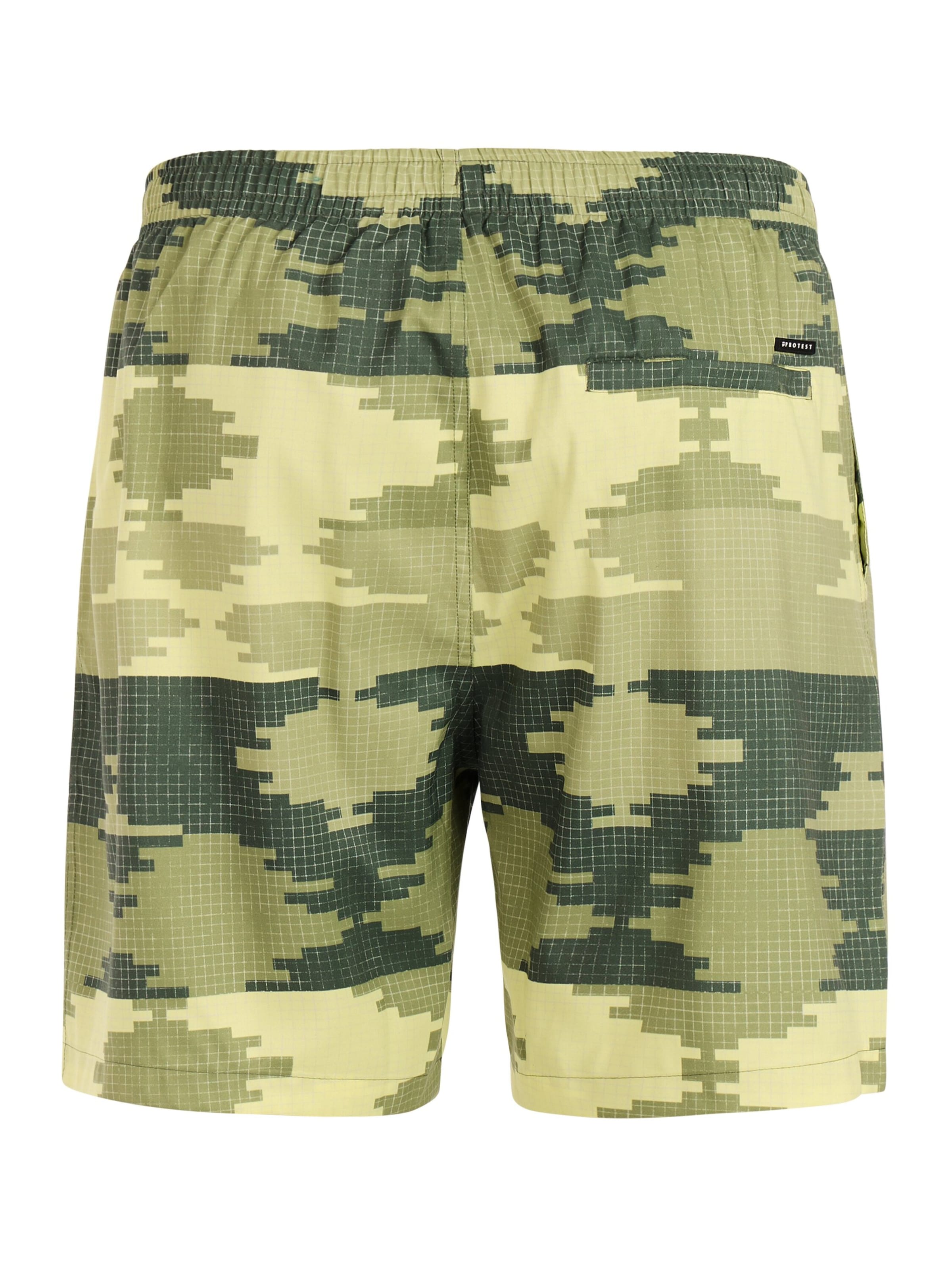 PROTEST Badeshorts 'PRTKeswick'‌‌‌‌‌‌ in Grün