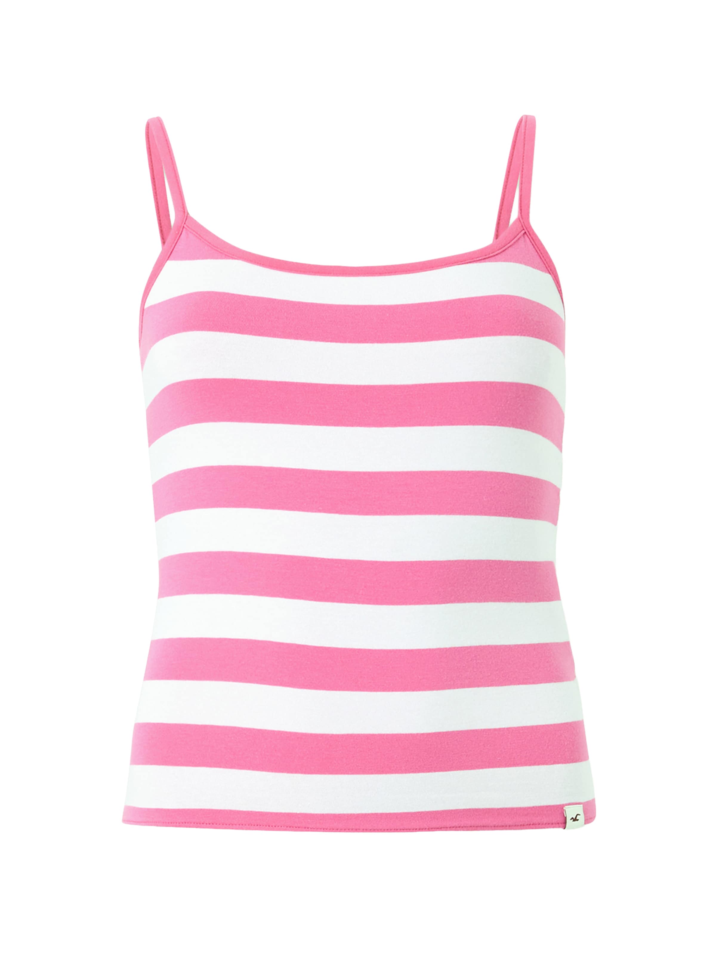 HOLLISTER Top in rosa / weiß, Produktansicht