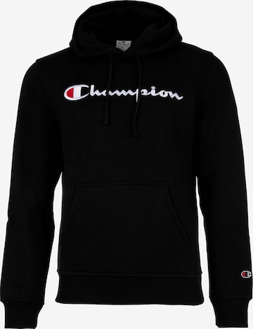 Felpa di Champion Authentic Athletic Apparel in nero: frontale
