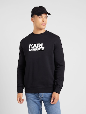 Felpa di Karl Lagerfeld in nero: frontale