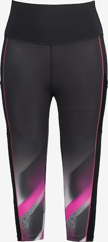 Ulla Popken Skinny Leggings in Black: front