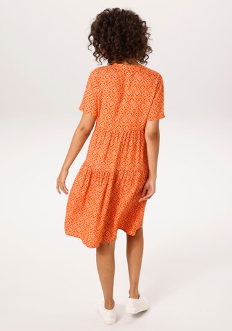 Aniston CASUAL Summer Dress in Orange