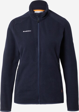 MAMMUT Functionele fleece jas 'Innominata' in Blauw: voorkant