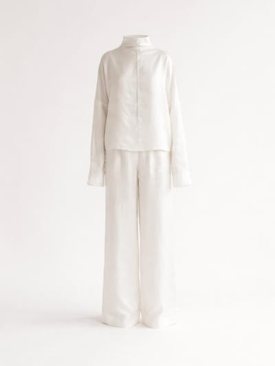 Completo pantalone ZUBEK di colore bianco, Visualizzazione prodotti