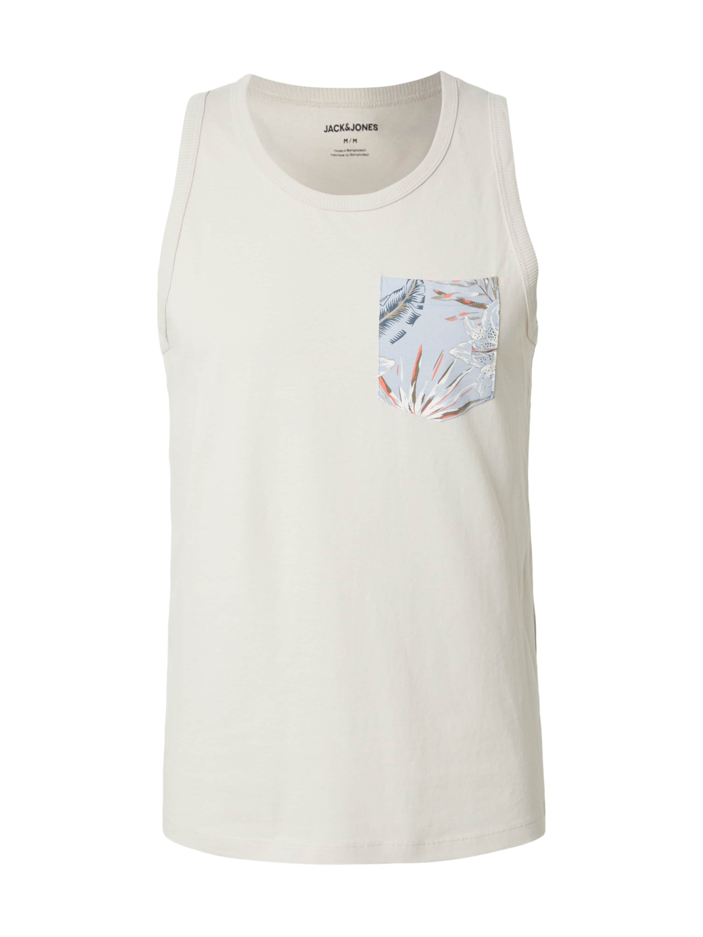 JACK & JONES T-Shirt 'JJHONOLULU' en crème, Vue avec produit