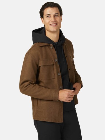 Veste mi-saison Boggi Milano en marron : devant