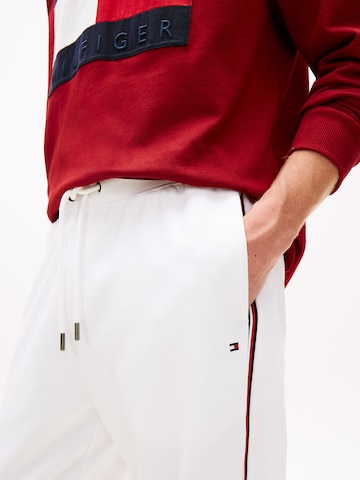 TOMMY HILFIGER Tapered Trousers in White